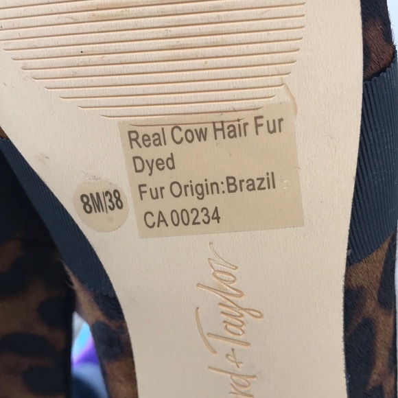 NWOT Lord & Taylor Leopard Print Mules - Picture 8 of 10